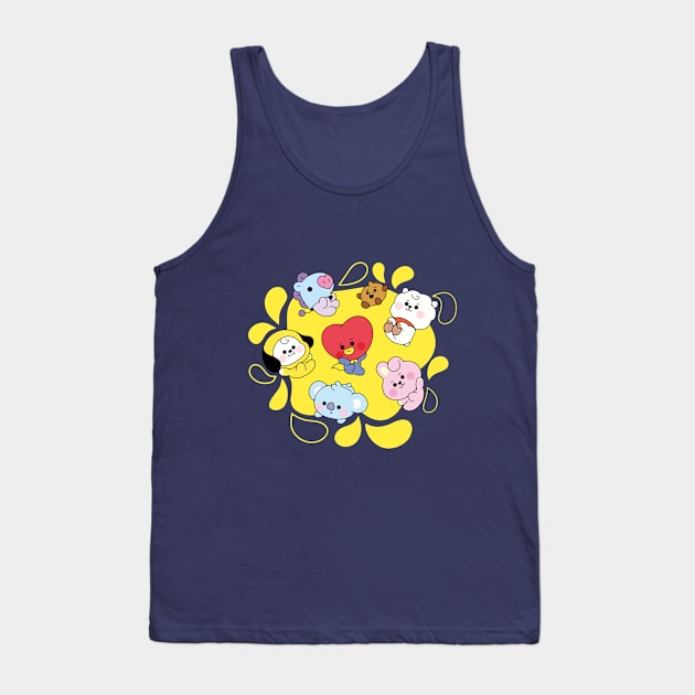 Adorable characters Tank Top by TASCHE